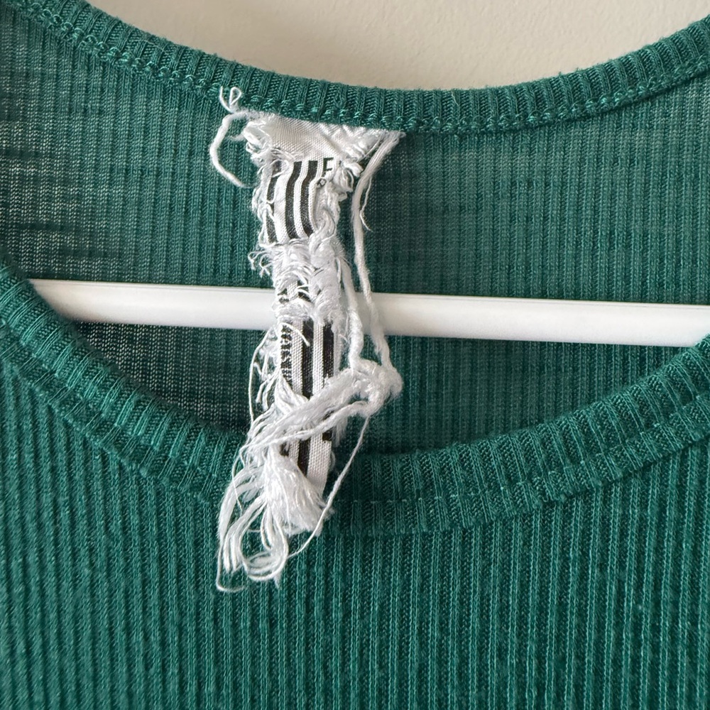 Free People Ribbed Racerback Swing Tank - Picture 2 of 5